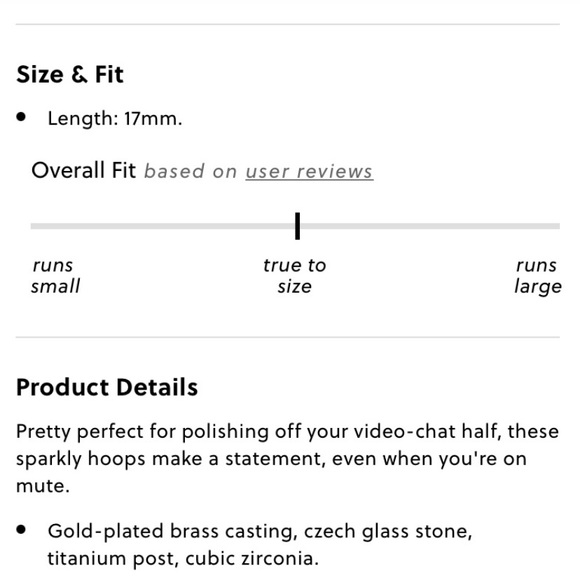 NWT J. Crew Busy Bezel Sparkle Crystal Huggy Hoops Earrings - Picture 3 of 5